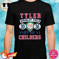 Tyler Childers Chicago Illinois 2026 Event Tee At Wrigley Field Home Of Chicago Cubs On July 12 2026 Snipe Hunt T-Shirt