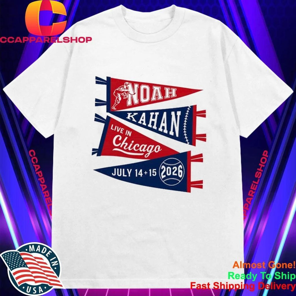 Noah Kahan Chicago IL Event Shirt At Wrigley Field In Chicago IL On July 14 15 2026 Shirt
