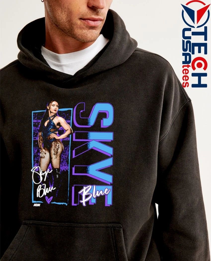 Skye Blue AEW Wrestling shirt
