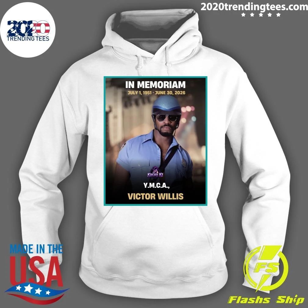 In Memoriam July 1, 1951 – June 30, 2026 Y.M.C.A. Victor Willis Shirt