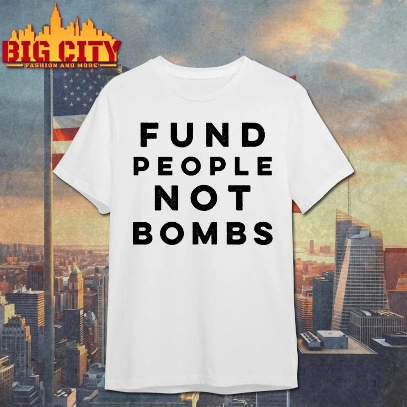 Fund People, Not Bombs Shirt Protesters Demand Senators Block Sale of Weapons to Israel Shirt