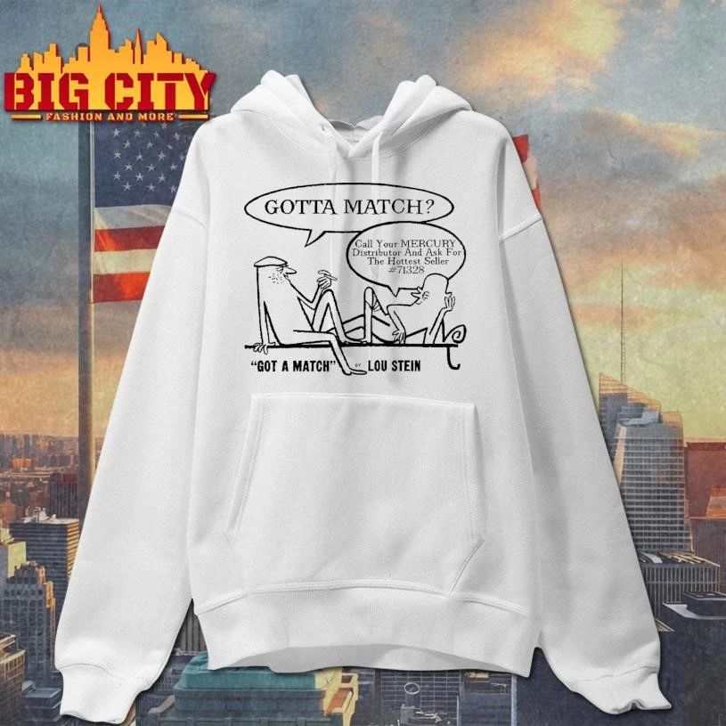 Lou Stein Got a Match Mercury Records Retro Comic Cartoon Shirt