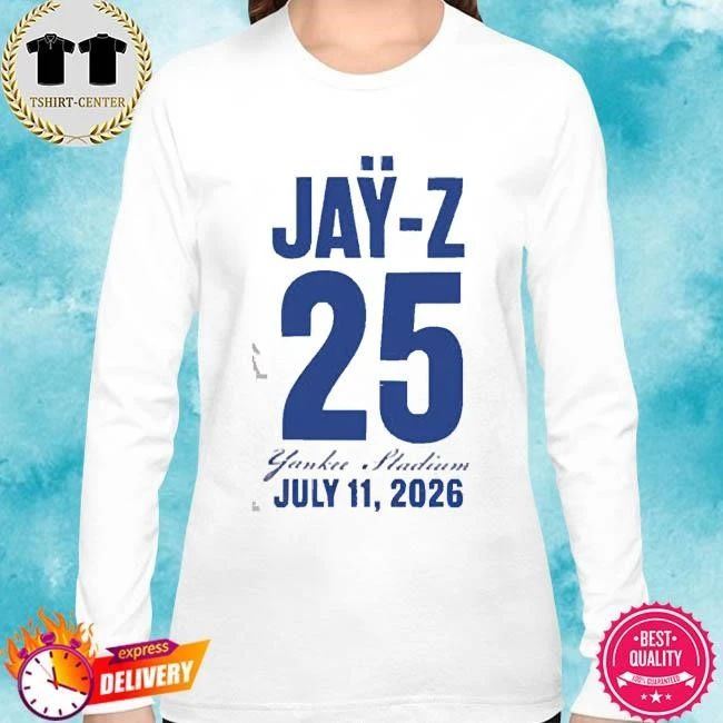Jay Z The Blueprint 25 Stadium New 2026 Shirt