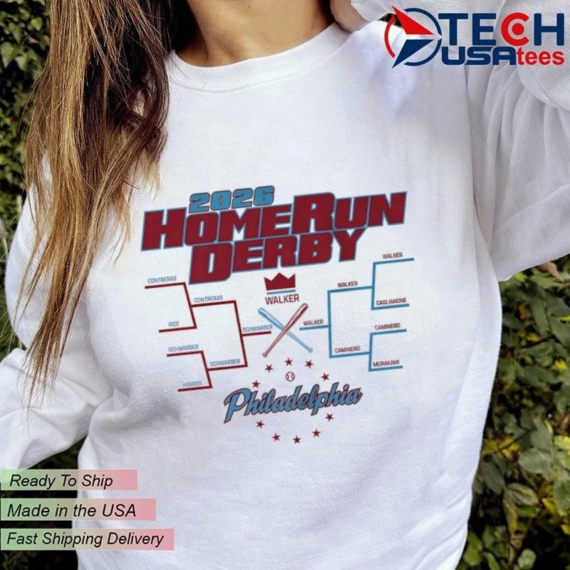 2026 Home Run Derby Philadelphia Bracket shirt