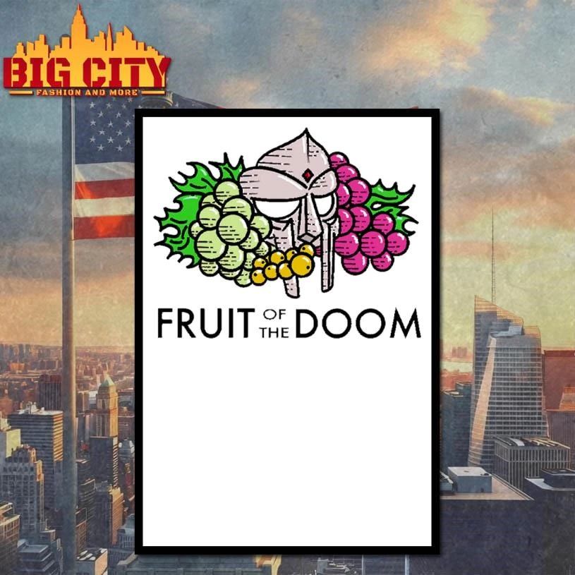 MF DOOM Fruit of the Loop Parody Fruit of the Doom Shirt