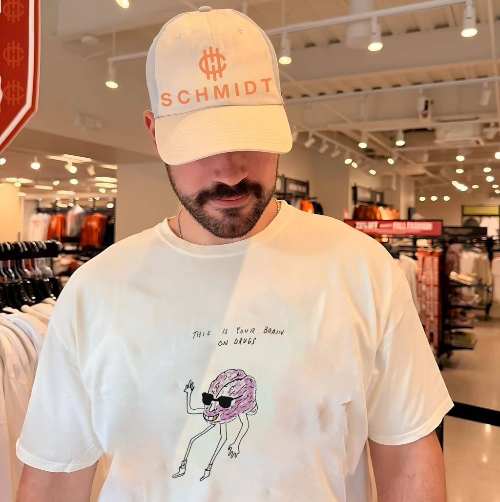 This Is Your Brain on Drugs drug awareness paint shirt