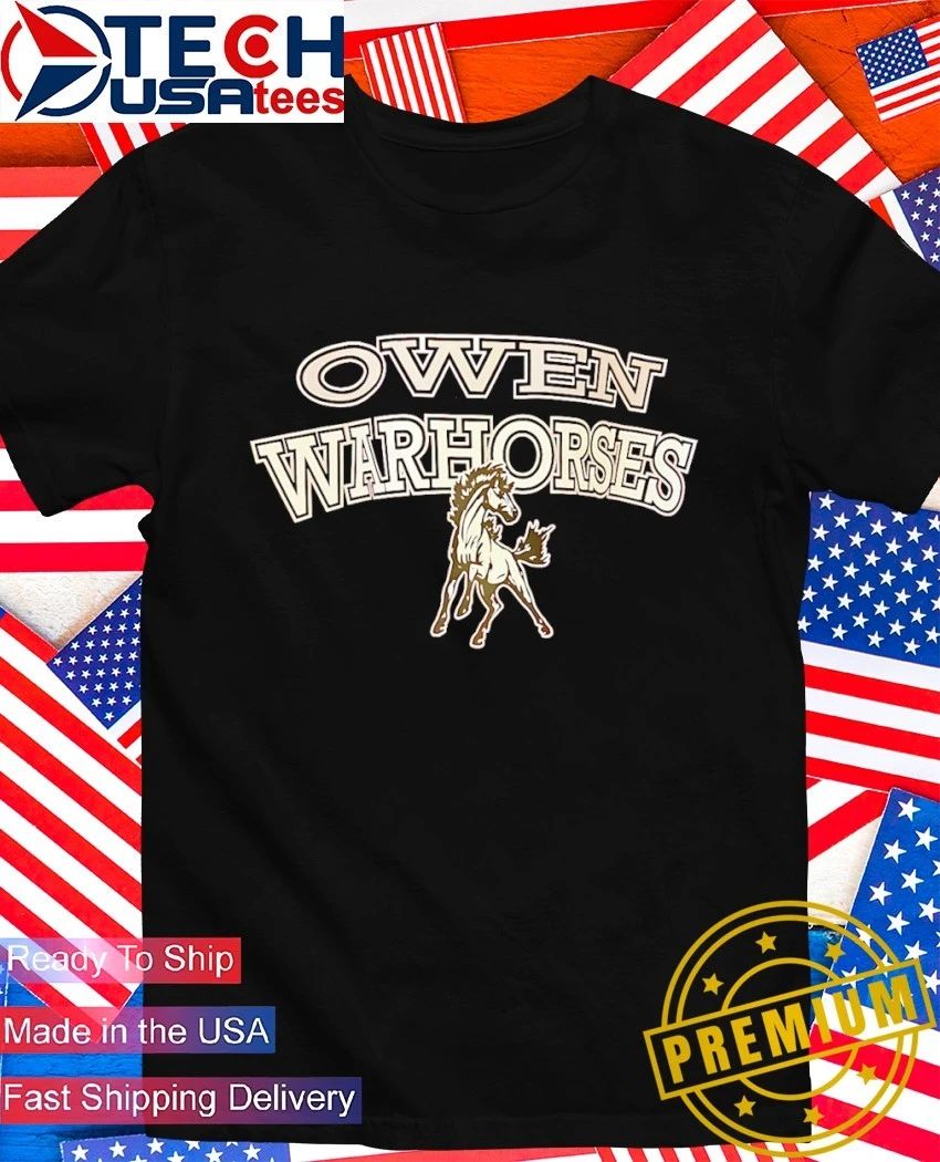 Owen Warhorses logo shirt