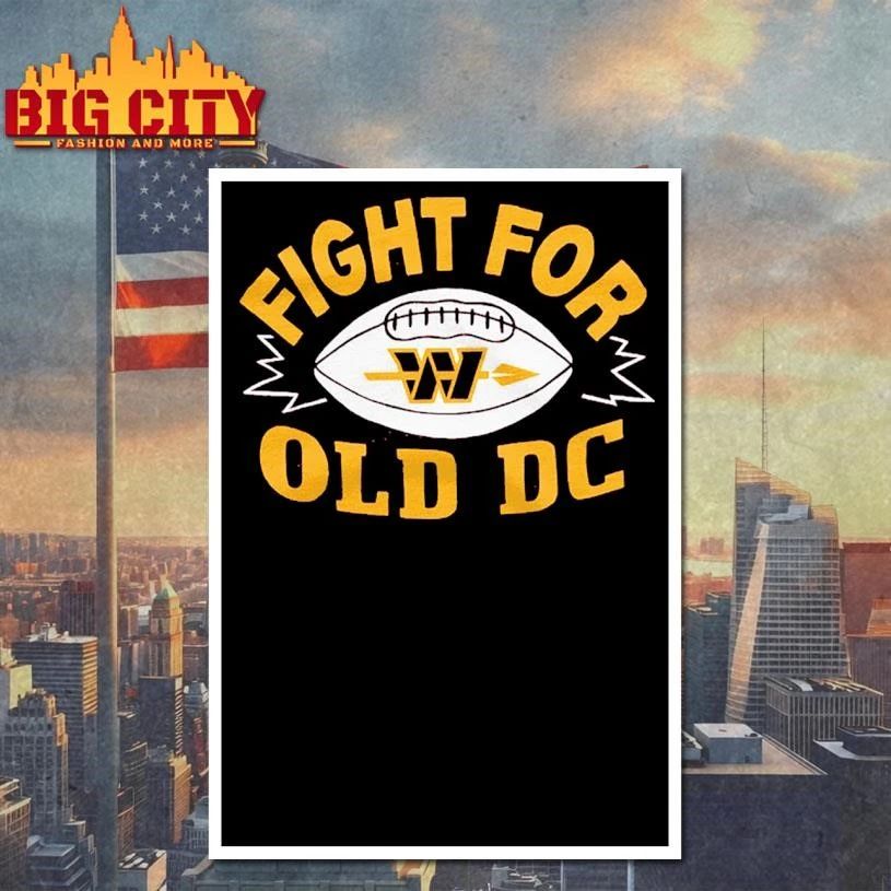 Washington Commanders Homage Youth Fight For Old DC Logo Shirt