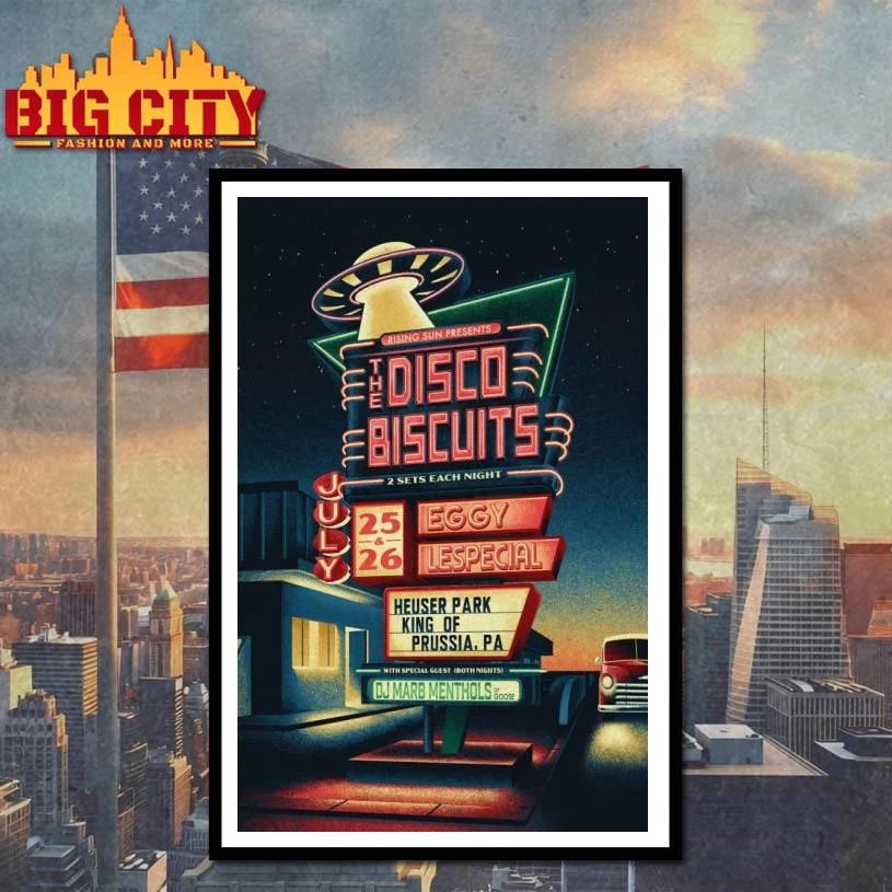 The Disco Biscuits At Heuser Park In King of Prussia, PA On Jul 25, 2026 Poster Shirt