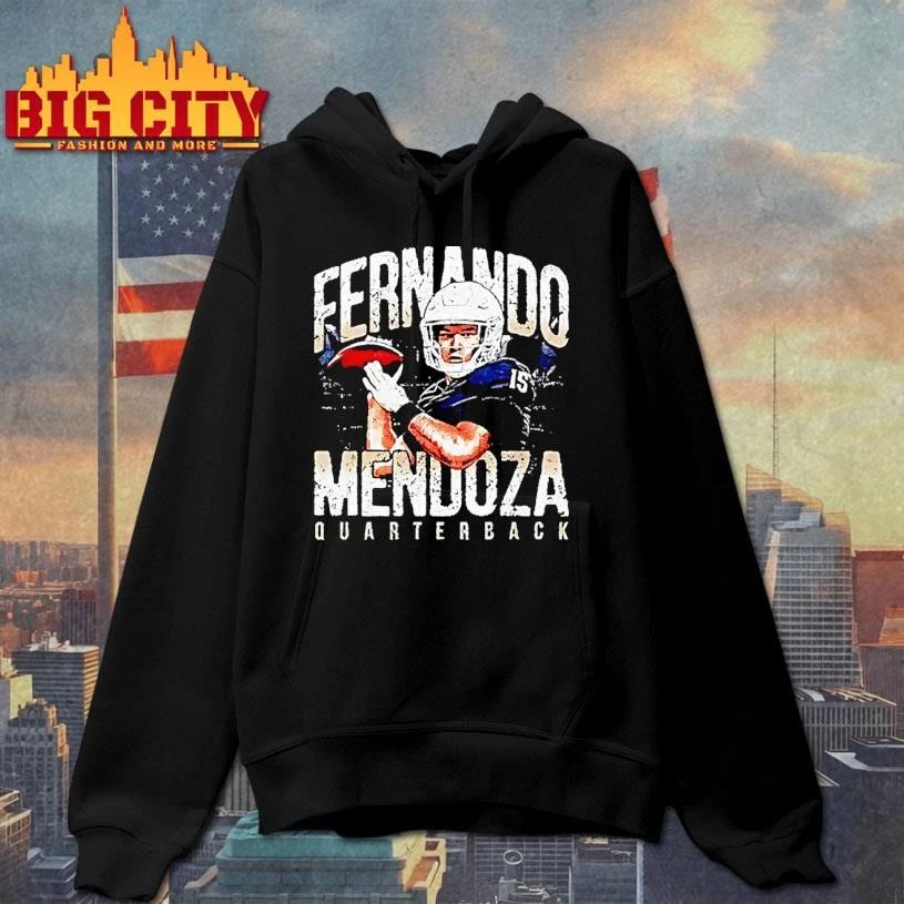Fernando Mendoza Quarterback Cal Golden Bears Football Shirt