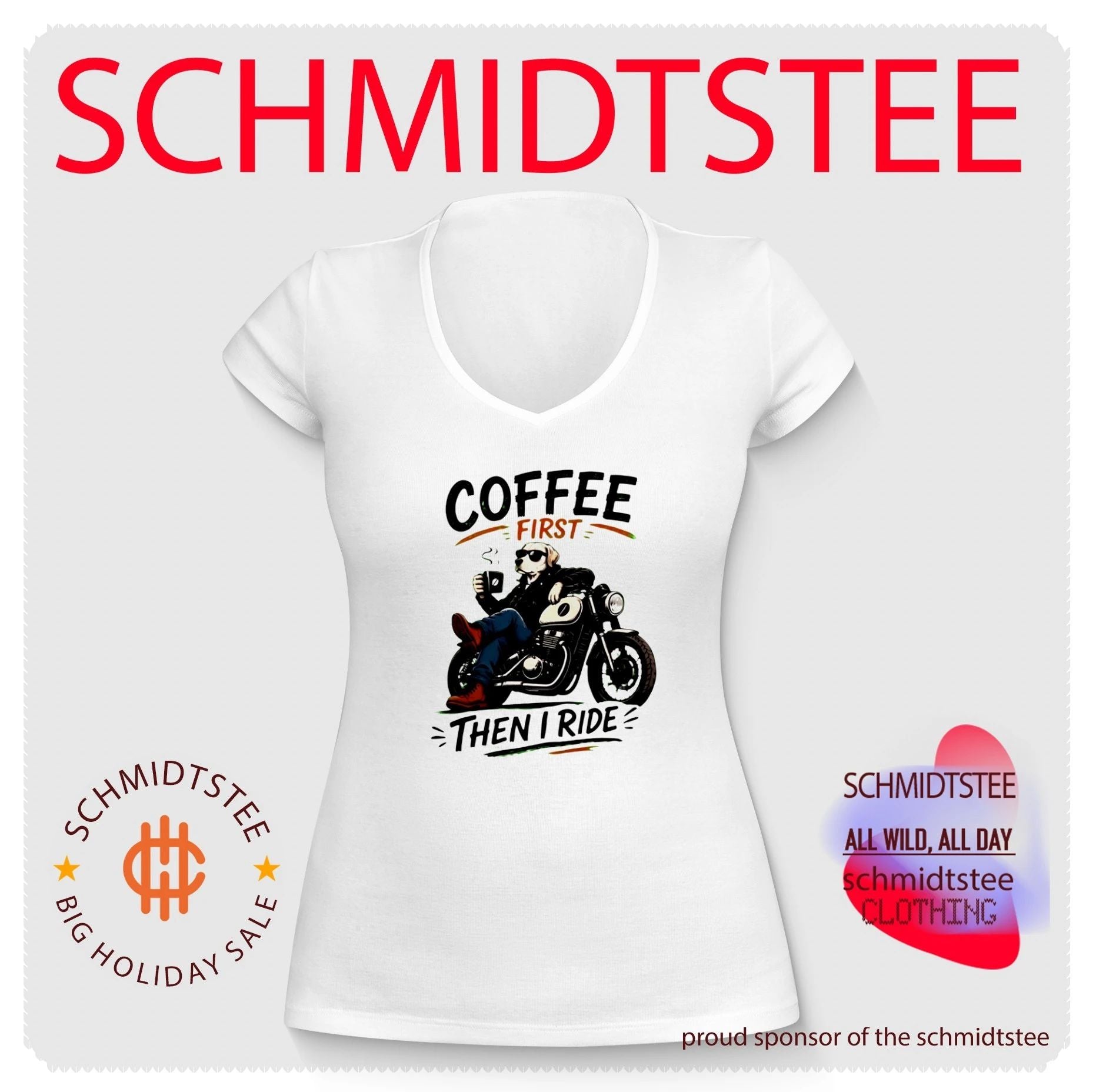 Coffee First Then I Ride Shirt