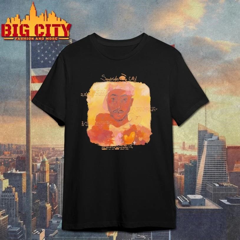 2Pac Sometimes Cry Brown Graphic Shirt