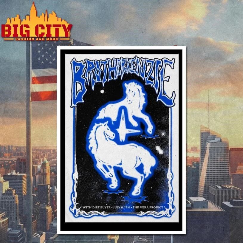 Brotherkenzie Jul 11 2026 The Vera Project In Seattle WA Poster Shirt