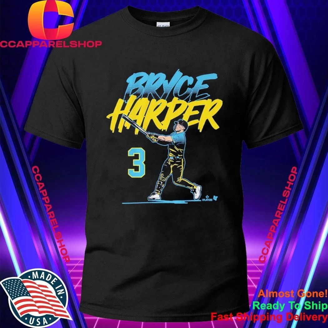 Bryce Harper Slugger Swing Number 3 Shirt