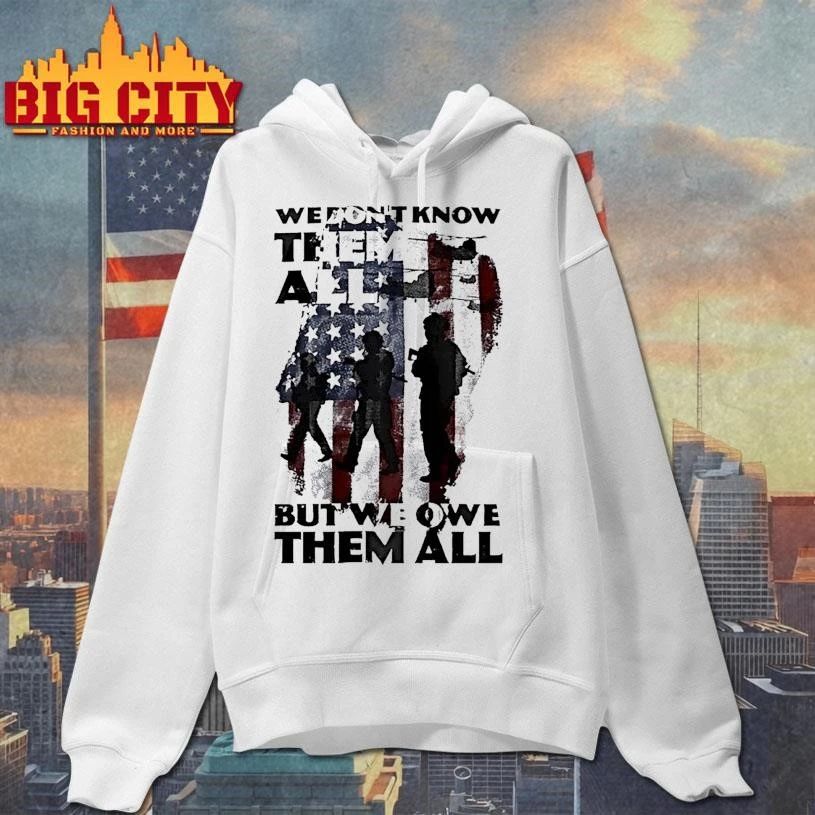 We Dont Know Them All But We Owe Them All 1 Nation Club April 2026 Vintage Shirt