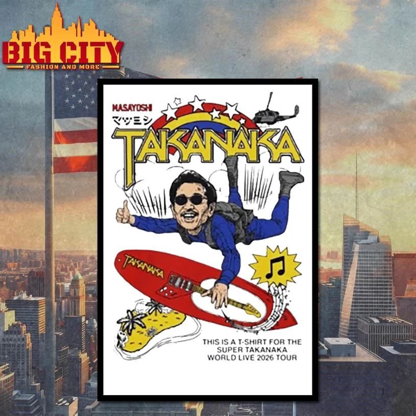 Masayoshi Takanaka World Live 2026 Tour Shirt