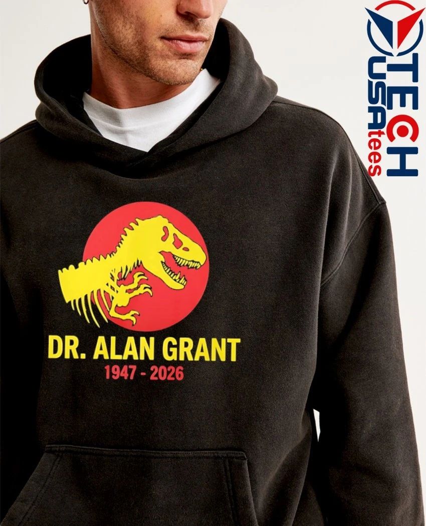 Dr. Alan Grant 1947-2026 Tribute shirt