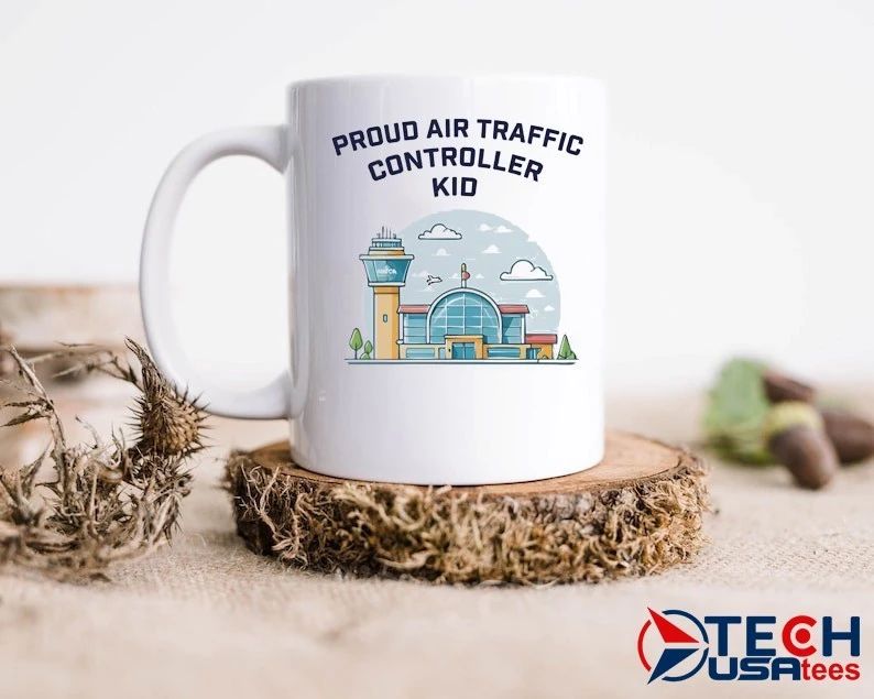 Proud air traffic controller kid shirt