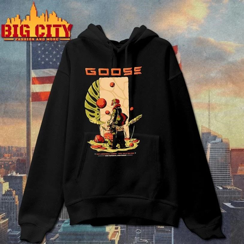 Goose The Band Event Tee At War Memorial Auditorium In Fort Lauderdale FL On April 15 16 2026 Home Decor Poster Shirt