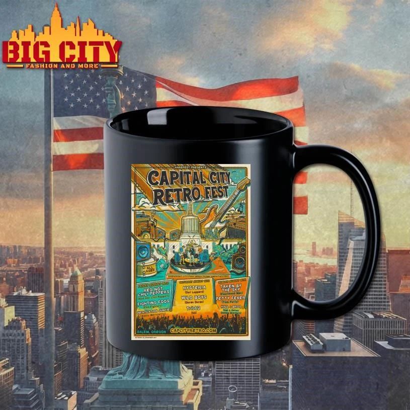 Capital City Retro Fest Aug 14 2026 Poster Shirt