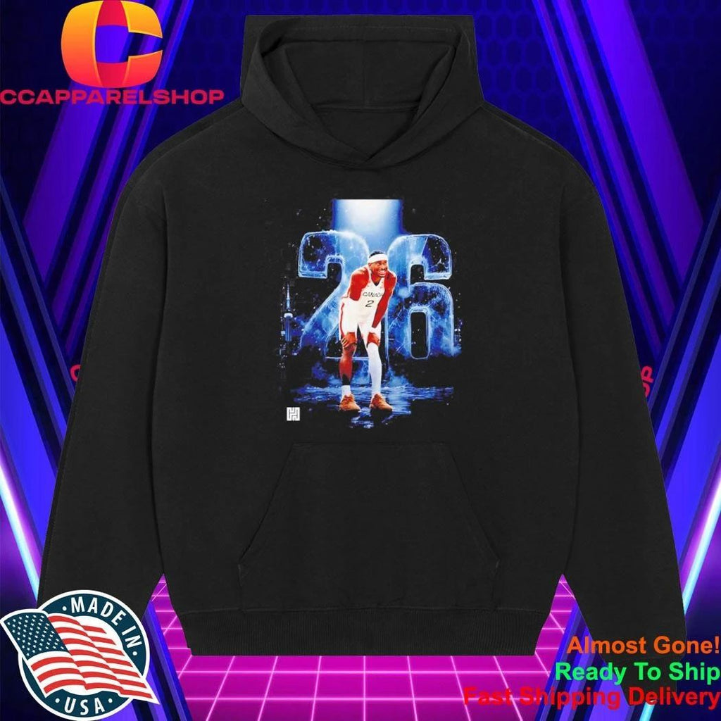 Shai Gilgeous-Alexander Canada Basketball 2026 Poster Shirt