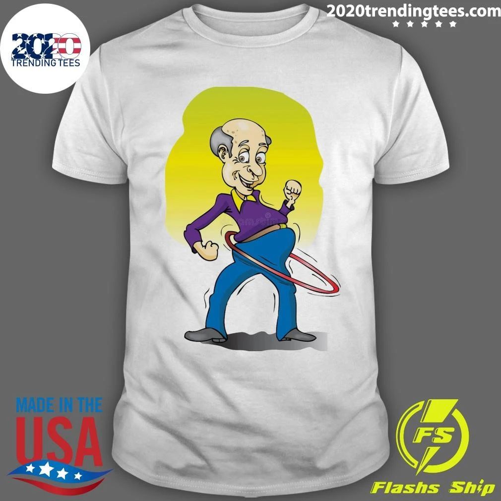 Elderly Man Showing That He Still Has It Hoopster Shirt