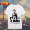 Cans For Clacton Vote Count Binface Funny Bin-Head Political Campaign Graphic UK Election Parody T Shirt