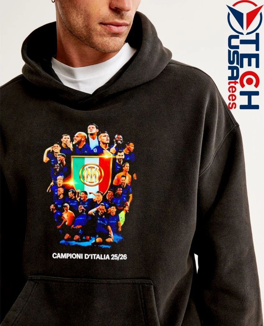 Inter Milan Campioni D’Italia 2025-2026 graphic shirt