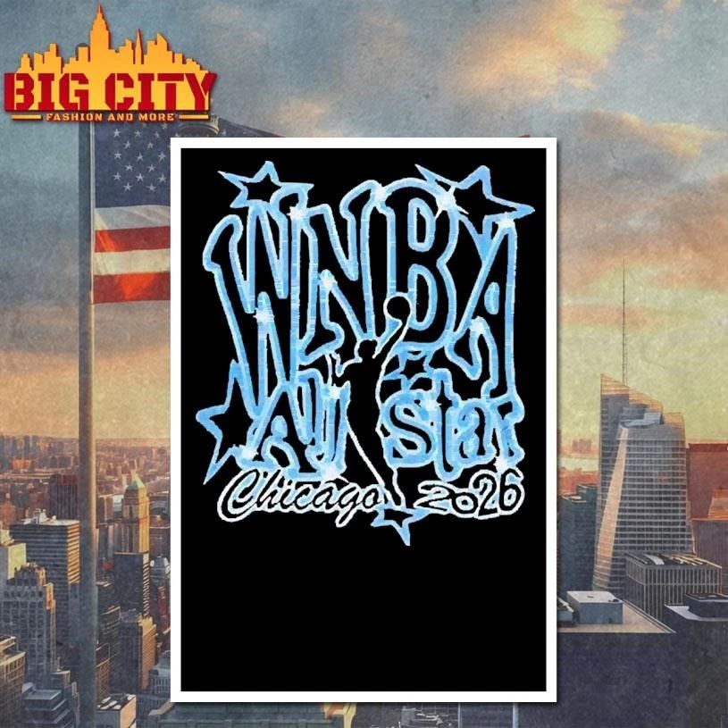 Playa Society Wnba 2026 All-star Game In Chicago T Shirt