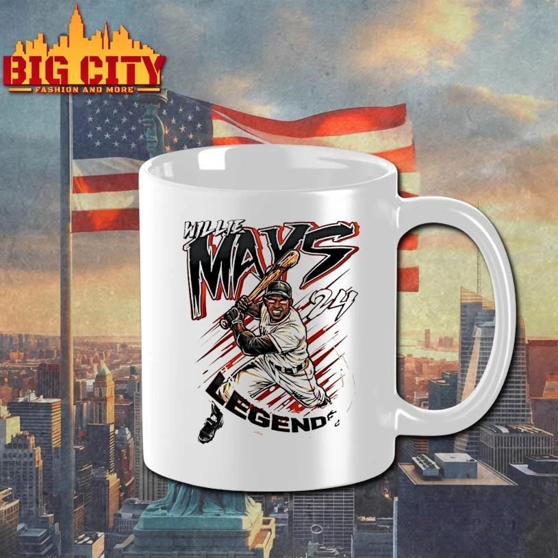 Willie Mays 24 San Francisco Giants Legend Cartoon Shirt