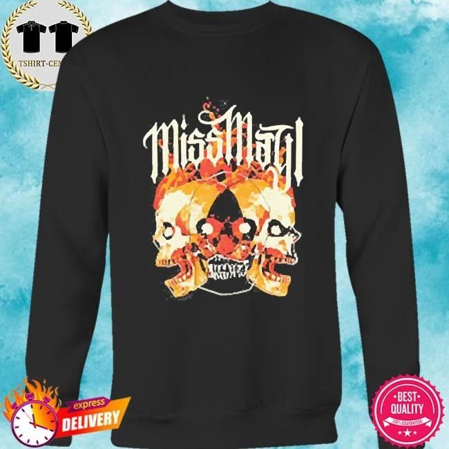 Miss May I Skulls and Fire Band metalcore 2026 shirt