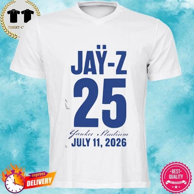 Jay Z The Blueprint 25 Stadium New 2026 Shirt