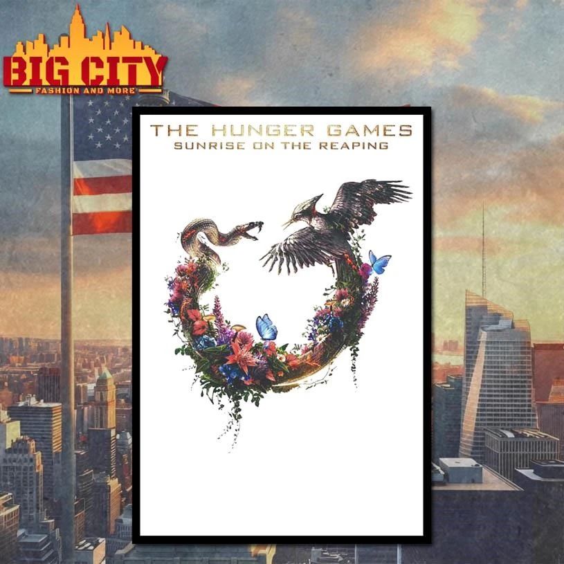 The Hunger Games Sunrise On The Reaping Logo Snake And Bird Shirt