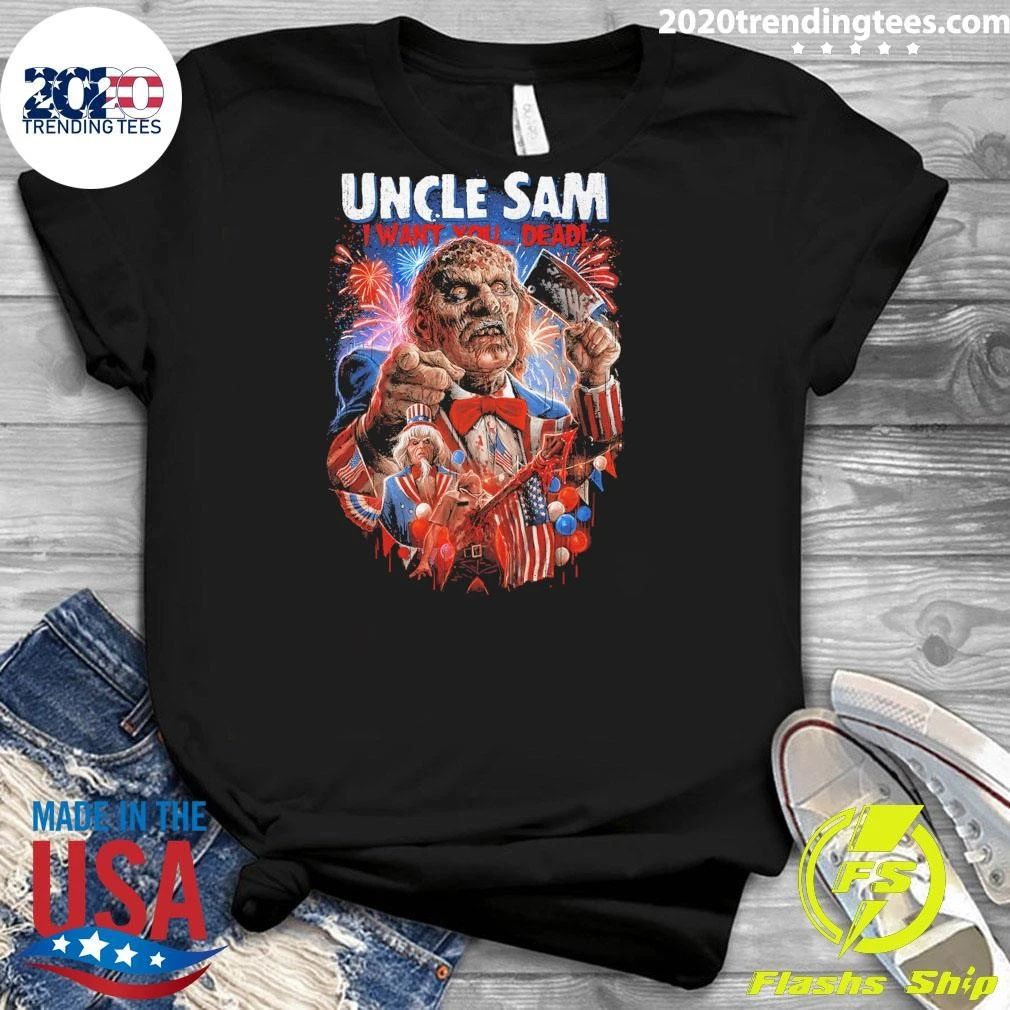 Zombie Uncle Sam I Want You Dead Shirt