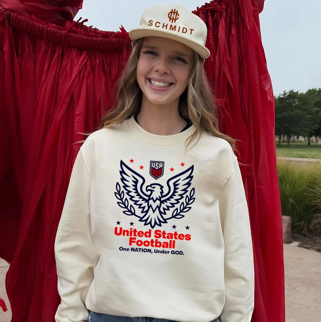 United States Football One Nation Under God shirt
