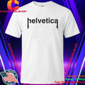 Helvetica Metallica Typography Parody Shirt