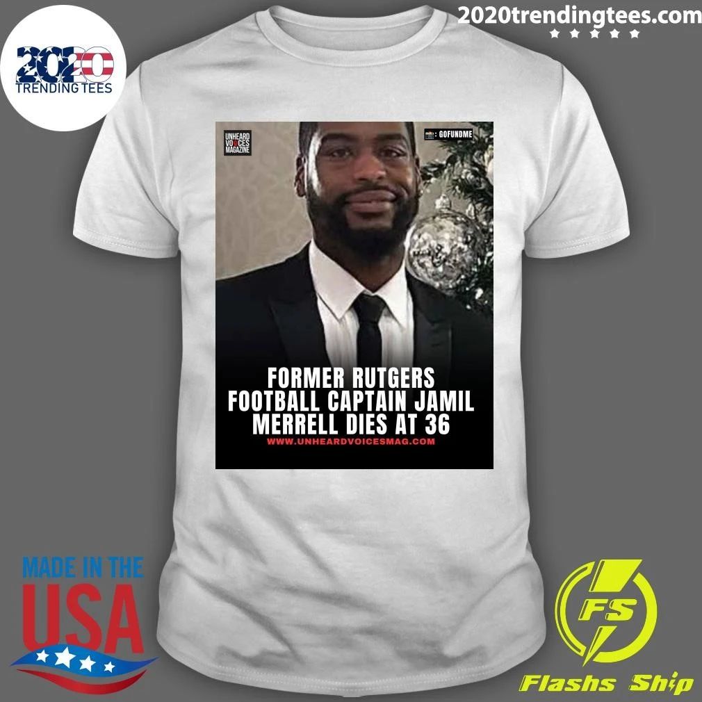 Former Rutgers Football Captain Jamil Merrell Dies At 36 Shirt