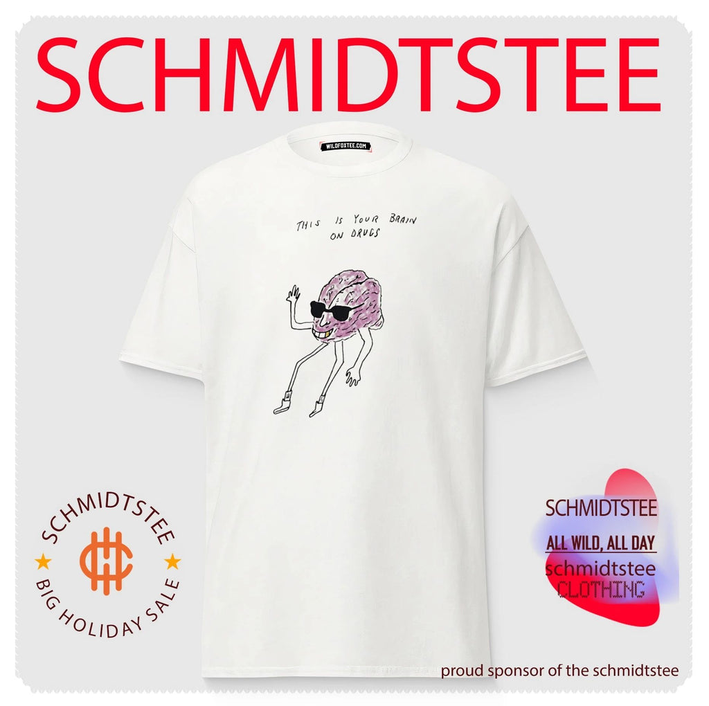 This Is Your Brain on Drugs drug awareness paint shirt