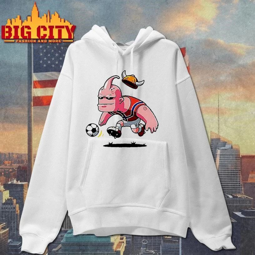 Erling Haaland Majin Buu Playing Soccer 9 Norway Shirt