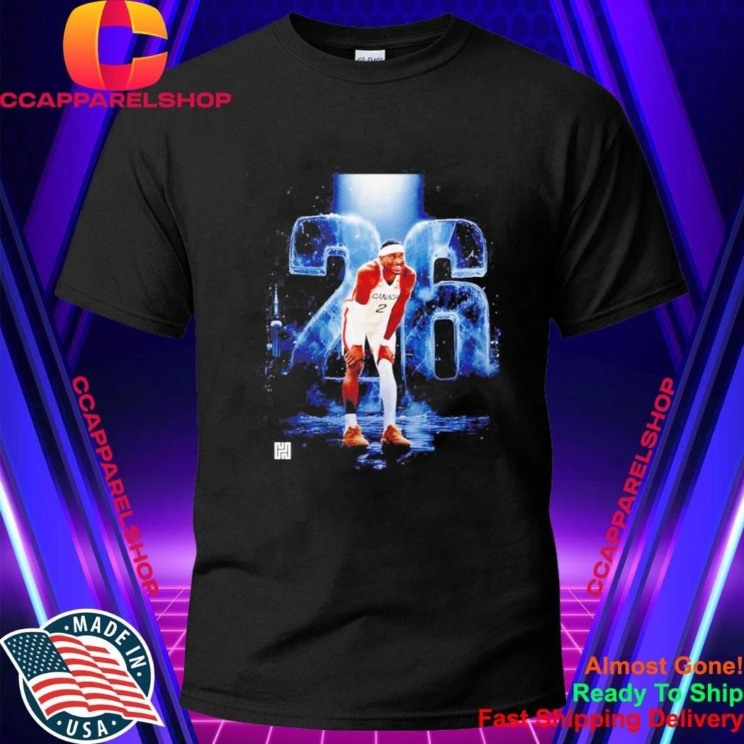 Shai Gilgeous-Alexander Canada Basketball 2026 Poster Shirt