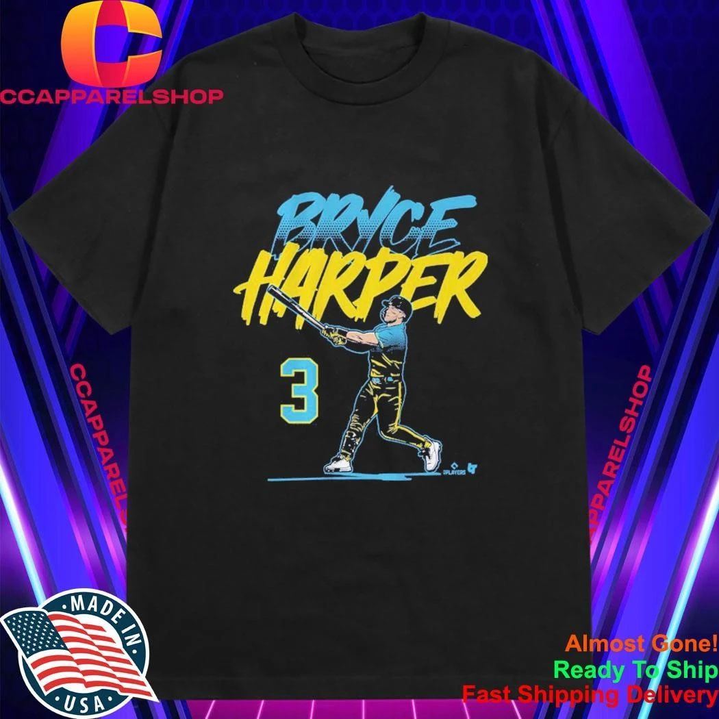 Bryce Harper Slugger Swing Number 3 Shirt