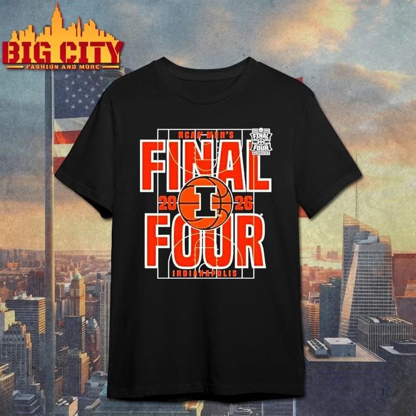 Ncaa March Madness Illinois Fighting Illini Basketball Indianapolis 2026 Shirts