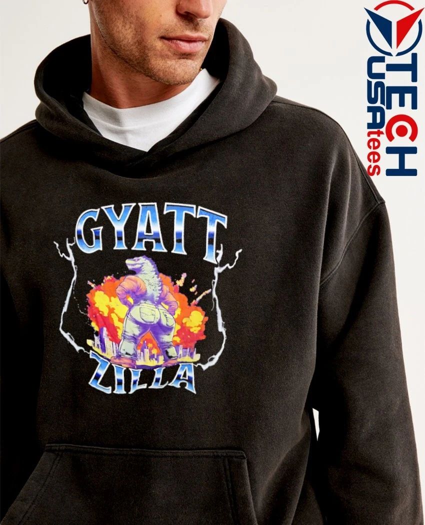 Gyatt Zilla Godzilla skyline shirt