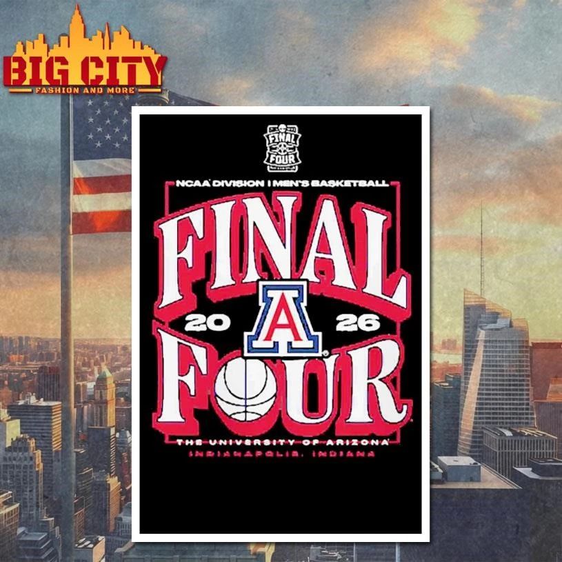 Arizona Wildcats Women’s 2026 NCAA Men’s Basketball Tournament March Madness Final Four College Shirt