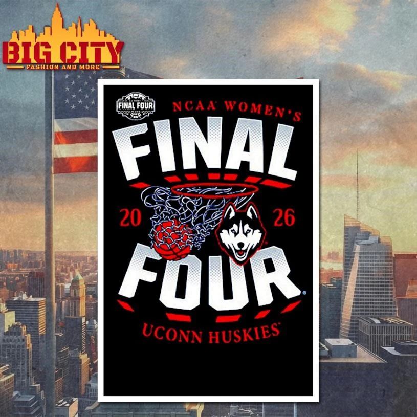 UConn Huskies NCAA Women’s Basketball 2026 Final Four College Shirt