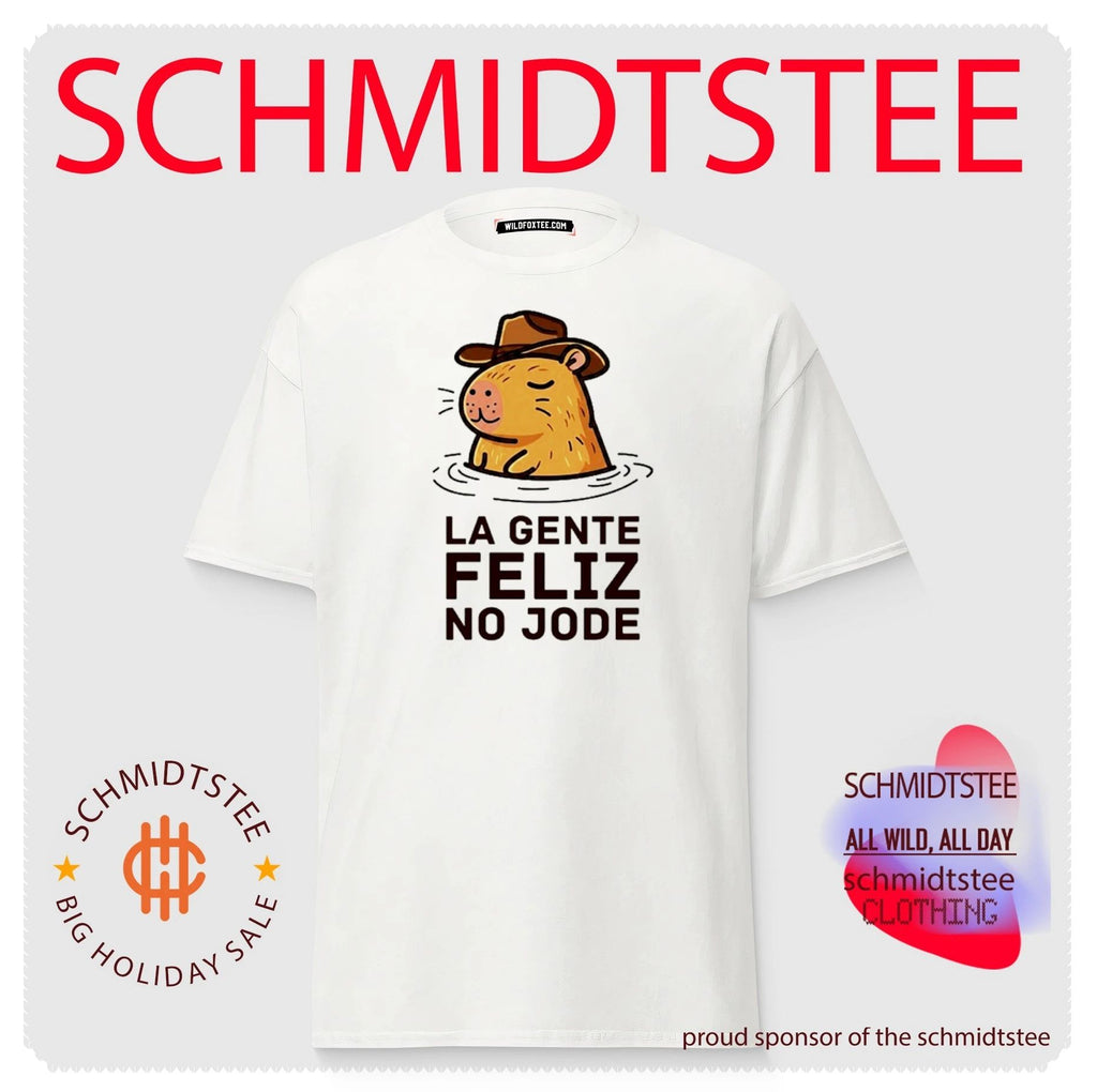 La Gente Feliz No Jode Capybara Cowboy shirt