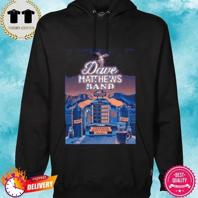 Dave Matthews Band Camden New Jersey 2026 Venue Poster At Freedom Mortgage Pavilion On July 10 And 11 2026 T-Shirt