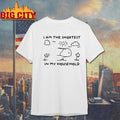 I Am The Shortest In My Household Cute Cartoon Drawing Shirt