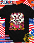 When the sun sets ghost and skeleton shirt