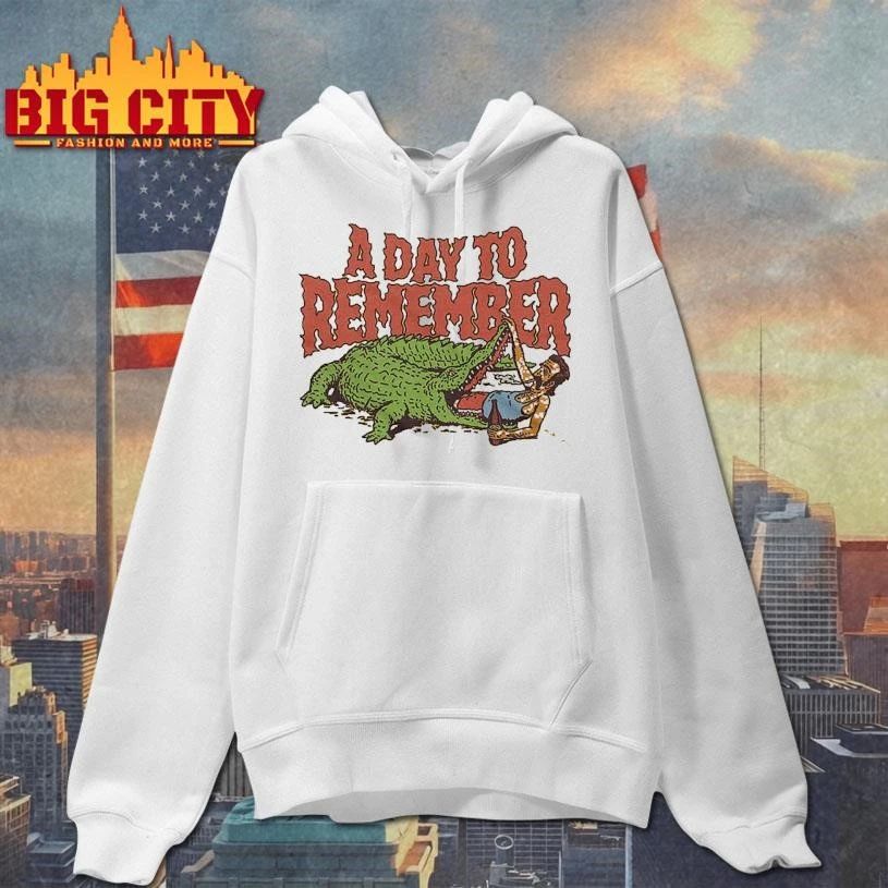 A Day To Remember 2026 Australia And New Zealand Tour Merch Crocodile Art Shirt